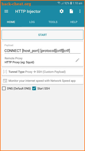 HTTP Injector Lite - (SSH/Proxy/VPN) screenshot