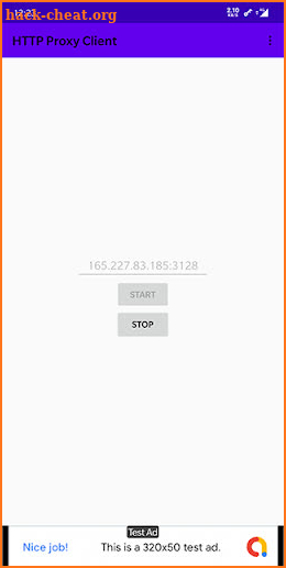 HTTP Proxy Client screenshot