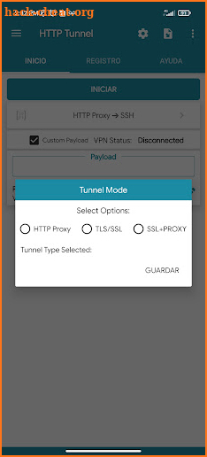 HTTP Tunnel screenshot