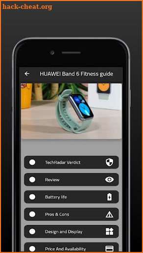 HUAWEI Band 6 Fitness guide screenshot