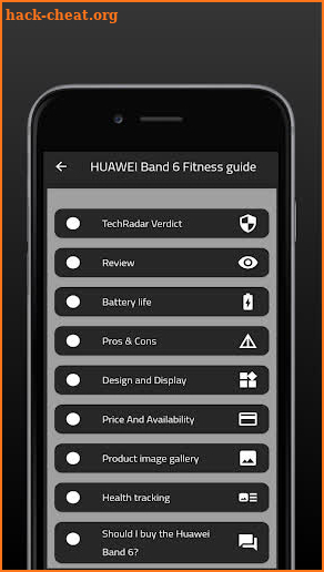 HUAWEI Band 6 Fitness guide screenshot