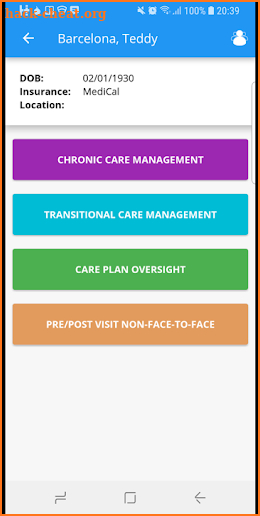 HubChart™ Chronic Care Mgt screenshot