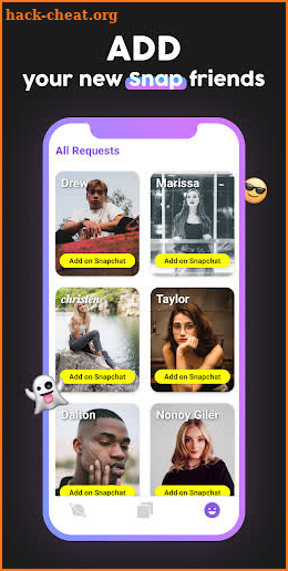 hubo - Make new Snapchat friends screenshot