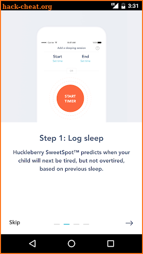 Huckleberry: Baby & Child Sleep Improvement screenshot