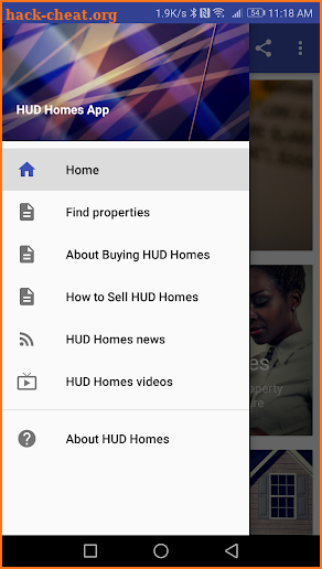 HUD Homes screenshot