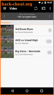 Hudl screenshot