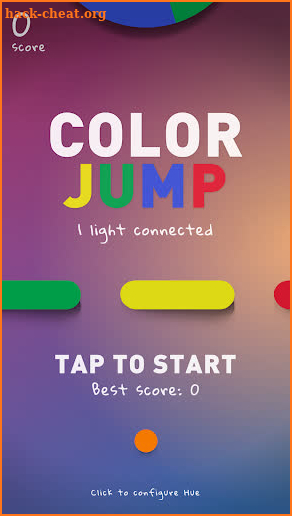 Hue Game - Color Jump - Play with your lights screenshot