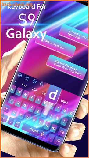 Hue Keyboard For Galaxy S9 screenshot