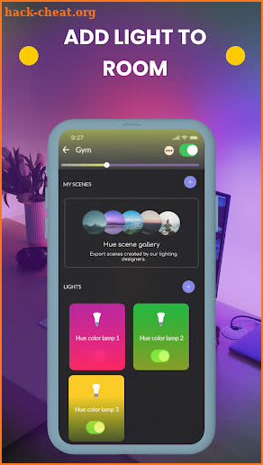Hue Lights App Controller screenshot