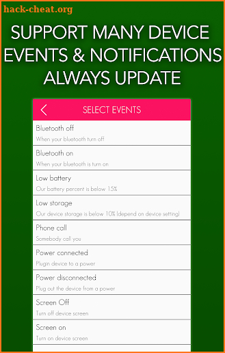Hue Notification - lightshow with smartphone event screenshot