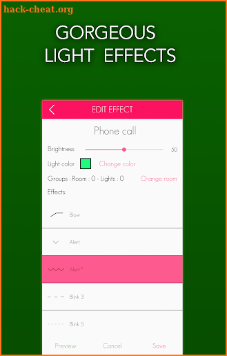 Hue Notification - lightshow with smartphone event screenshot