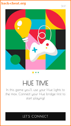 Huephoria - A tapping game with Philips Hue lights screenshot