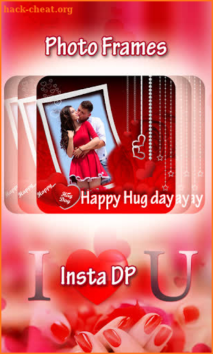 Hug Day Insta DP Photo frame Maker screenshot