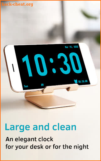 Huge Digital Clock screenshot