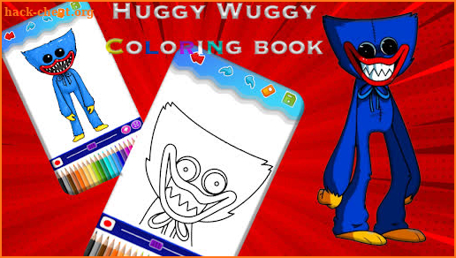 Huggy Coloring Wuggy Book screenshot