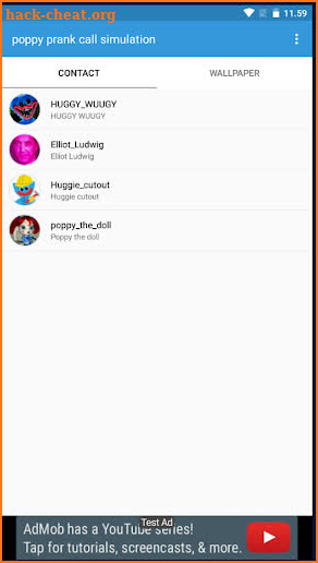 huggy wuggy  chat & video call screenshot