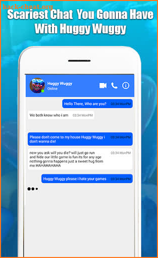 Huggy Wuggy Chat Video Call screenshot