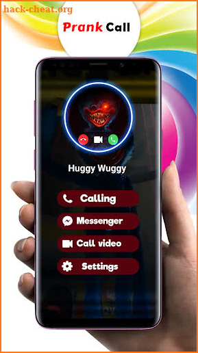 huggy wuggy chat video call screenshot