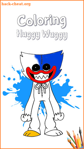 Huggy Wuggy Coloring Playtime screenshot