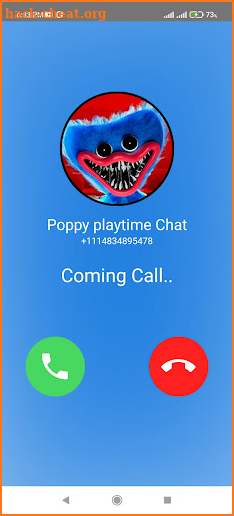 Huggy Wuggy Game Fake Chat And Video Call screenshot