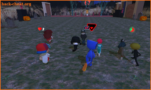 Huggy Wuggy in Squid Gameplay screenshot