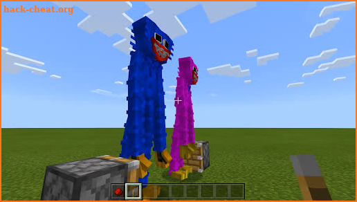 Huggy Wuggy Mod In Minecraft screenshot