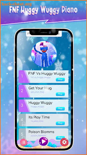 Huggy Wuggy Mod Piano Hop Tiles Game screenshot