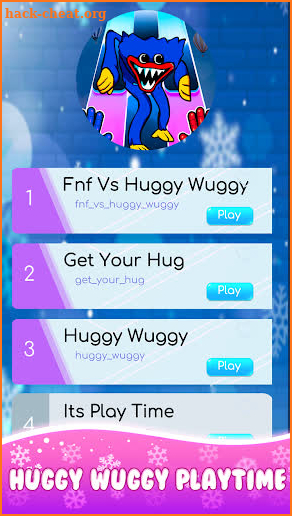 Huggy Wuggy Piano HopFNF Tiles screenshot