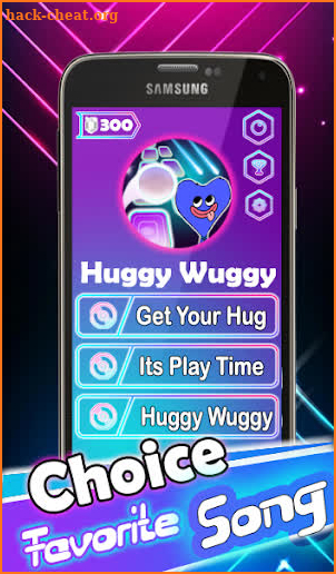 Huggy Wuggy Tiles Hop screenshot