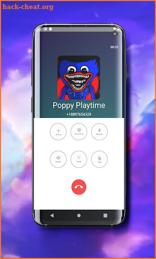 huggy wuggy Video Call Poppey screenshot