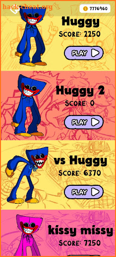 huggy wuggy vs all mod FNF screenshot