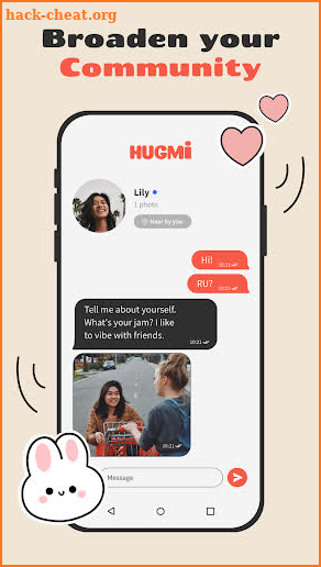 Hugmi screenshot