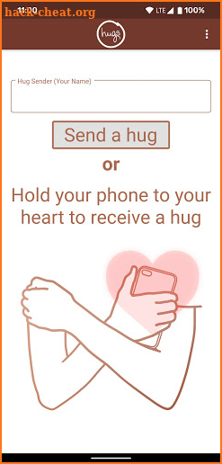 Hugs App screenshot