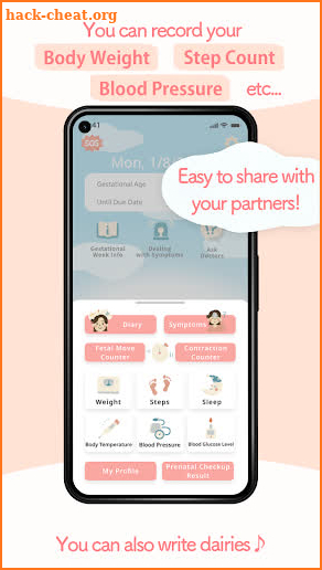 hug+u | app for pregnant women screenshot