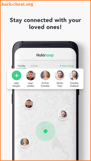 Hulahoop: Family Location Finder screenshot
