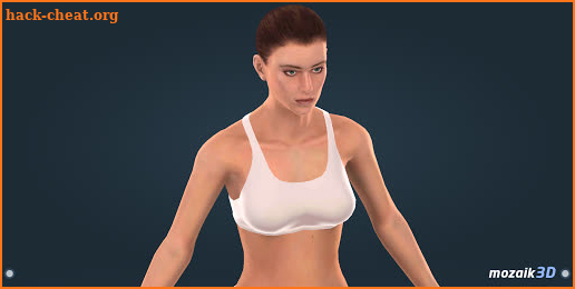 Human body (female) educational VR 3D screenshot
