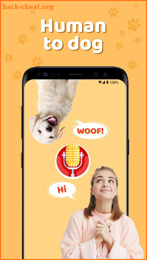 Human to dog translator: Dog sounds for dogs screenshot