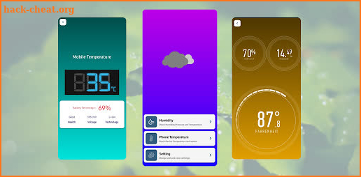 Humidity and Temperature Meter screenshot