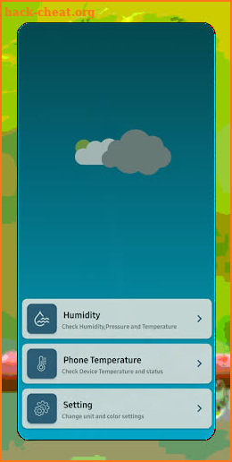 Humidity and Temperature Meter screenshot