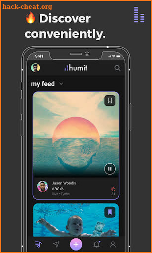 humit - social music sharing and discovery screenshot
