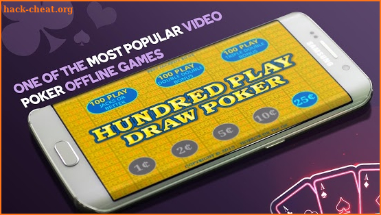 Hundred 100 Play Video Draw Poker Old Las Vegas screenshot