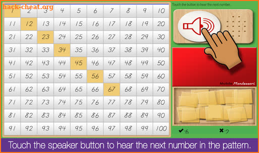 Hundred Board Patterns - Montessori Math for Kids screenshot