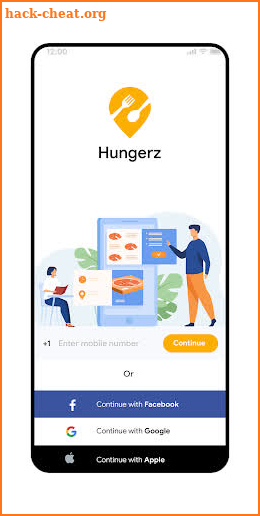 Hungerz - Flutter Template screenshot