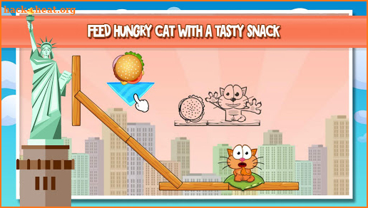 Hungry cat - best family puzzle of cool math games screenshot