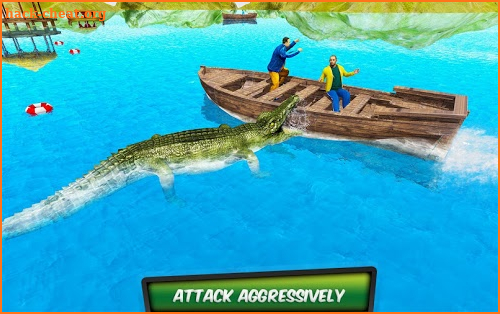 Hungry Crocodile Attack 3D screenshot