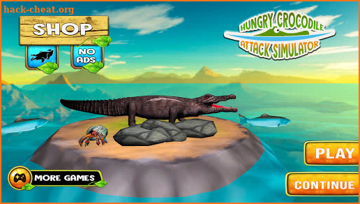 Hungry Crocodile Attack Simula screenshot