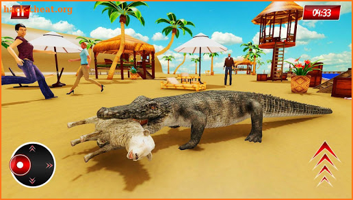 Hungry Crocodile Beach City Attack Simulator 2019 screenshot