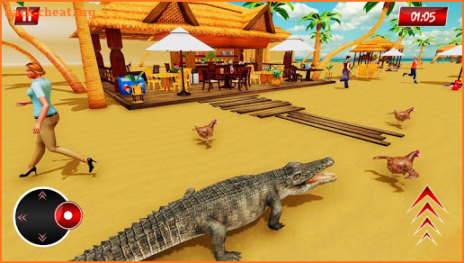 Hungry Crocodile Beach City Attack Simulator 2019 screenshot