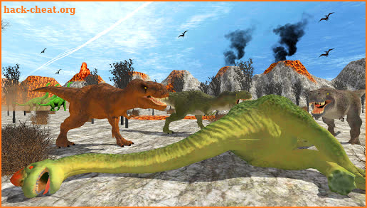 Hungry Dinosaur Games Simulator Dino Attack 3D screenshot