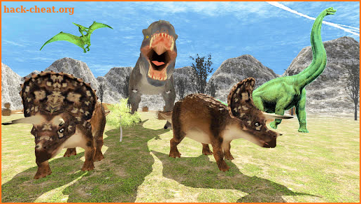 Hungry Dinosaur Games Simulator Dino Attack 3D screenshot